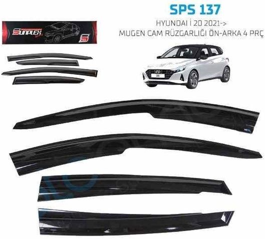 42570607 Hyundai İ20 Mugen Cam Rüzgarlığı 2021 Sonrası 4'lü Sunplex