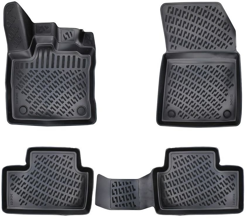 44639236 Renault Captur 3D Havuzlu Paspas 2019 Sonrası Rizline