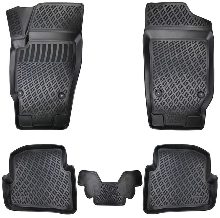 44783023 Seat Fabia 3D Havuzlu Paspas 1999-2007 Arası Rizline