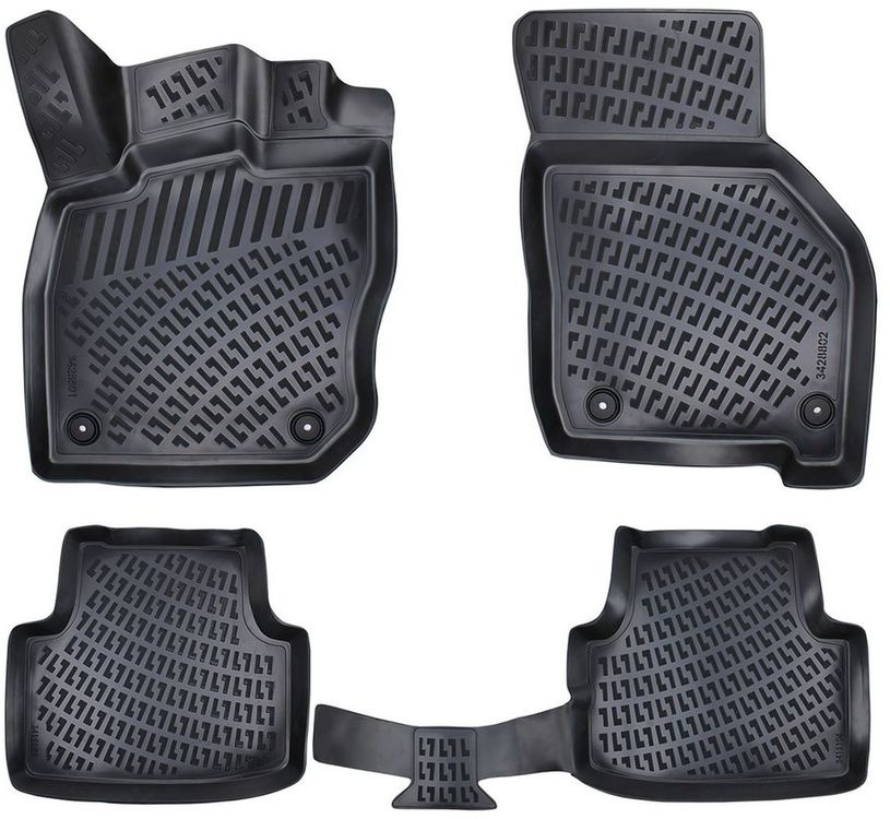 44783039 Skoda Octavia 3D Havuzlu Paspas 2020 Sonrası Rizline