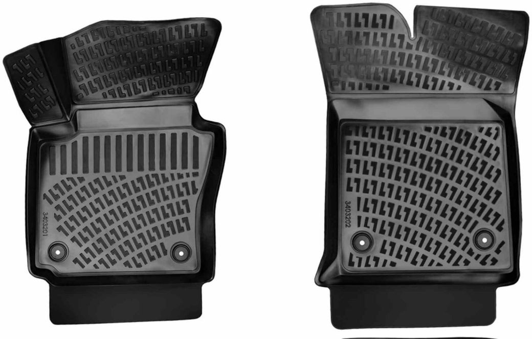 45256294 Vw Caddy Panelvan 2 Parça 3D Havuzlu Paspas 2016-2020 Arası Rizline