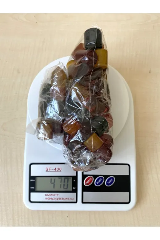 470Gr Sikma Kehribar Tesbih Parçalari