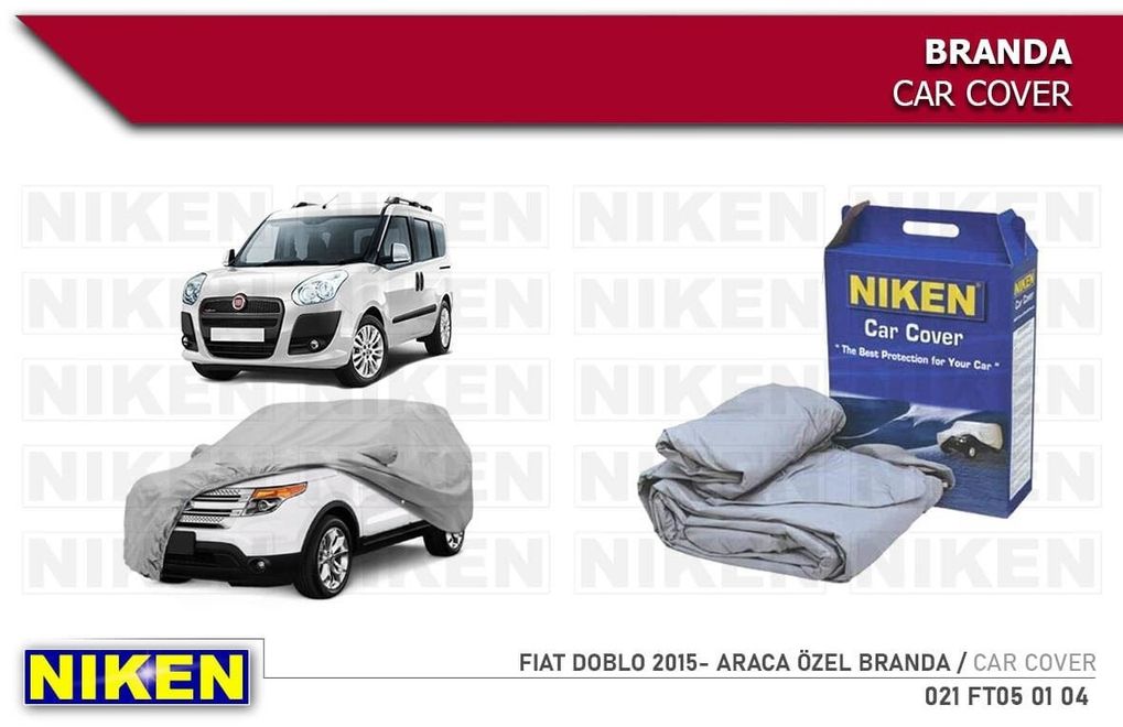 47417574 Fiat Doblo 3 Araca Özel Üretim Oto Branda Araç Örtüsü 2015 Sonrası Modeller Niken