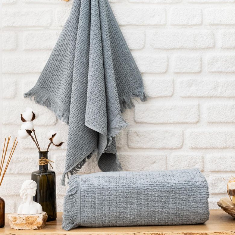 ₺499,00l Schafer Home Polly Havlu 50X90 Cm-İndigo