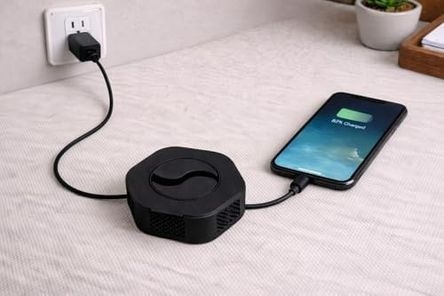 4Berry 131612833 Taşınabilir Kablo Düzenleyici, Otomatik Sarma Aparatı, Usb Şarj Kablosu Toplayıcı, Seyahat İçin Kablo Organizer Siyah