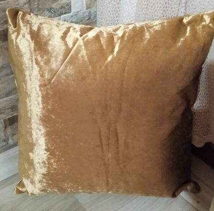 4lü Lüks Kadife Kırlent Kılıfı Hardal