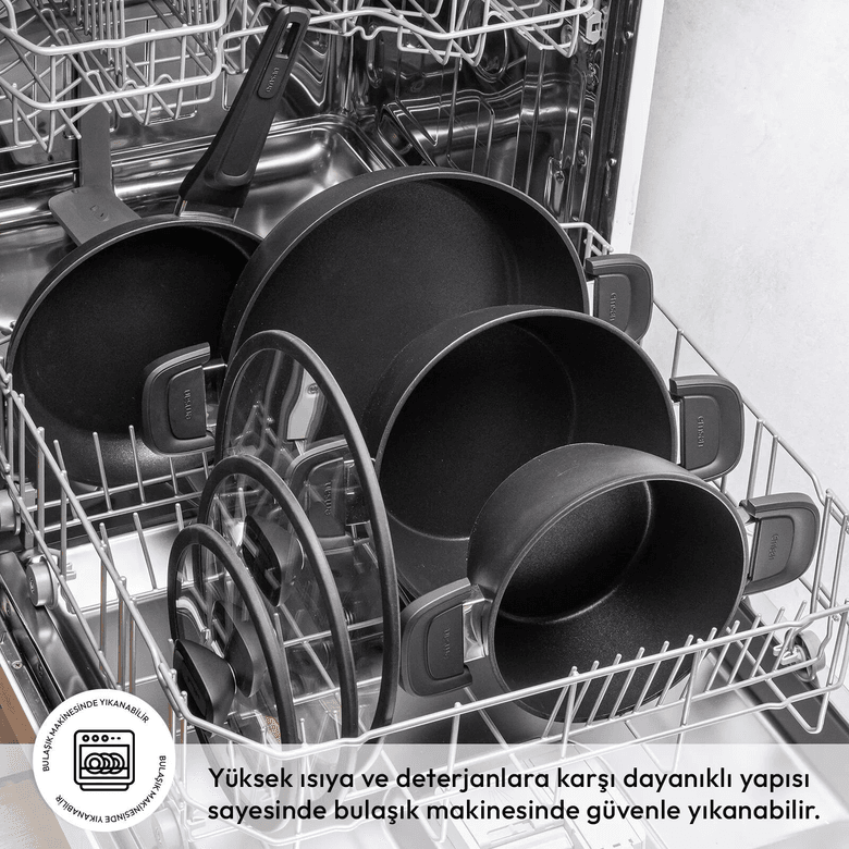 5000. Emsan Diamente 7 Parça Tencere Seti