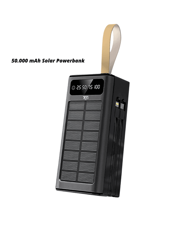 50.000 Powerbank güneş enerjili