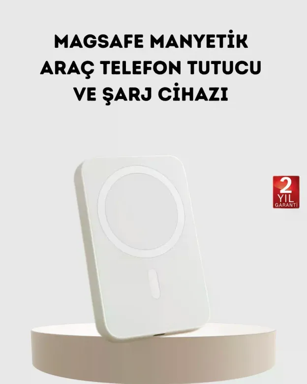 5000mAh Manyetik Powerbank – iPhone Serisi İçin Taşınabilir Kablosuz Şarj Cihazı