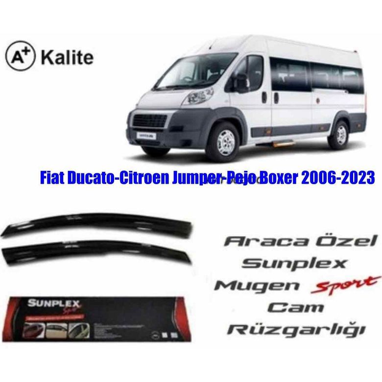 51510556 Peugeot Boxer Mugen Cam Rüzgarlığı 2006-2023 Arası 2'li Sunplex
