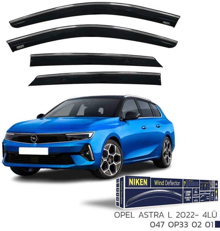 54210532 Opel Astra L Kromlu Cam Rüzgarlığı Niken 2022+ Sonrası Modeller