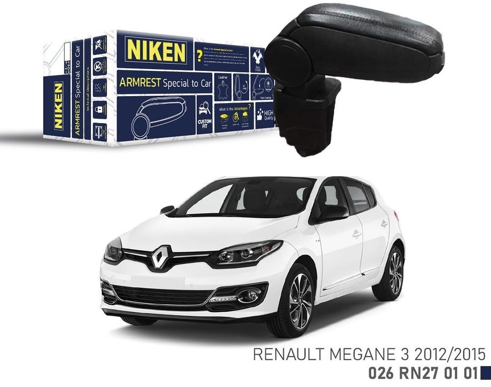54295173 Niken Renault Megane Iıı 2012-2015 Arası Araca Özel Kol Dayama