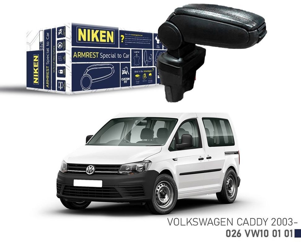 54295183 Niken Vw Caddy 2003+ Sonrası Araca Özel Kol Dayama Siyah