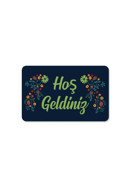 545448712000qq Hoş Geldiniz Yazılır Dekoratif Dış Kapı Önü Ve Iç Mekan Paspası Yıkanabilir