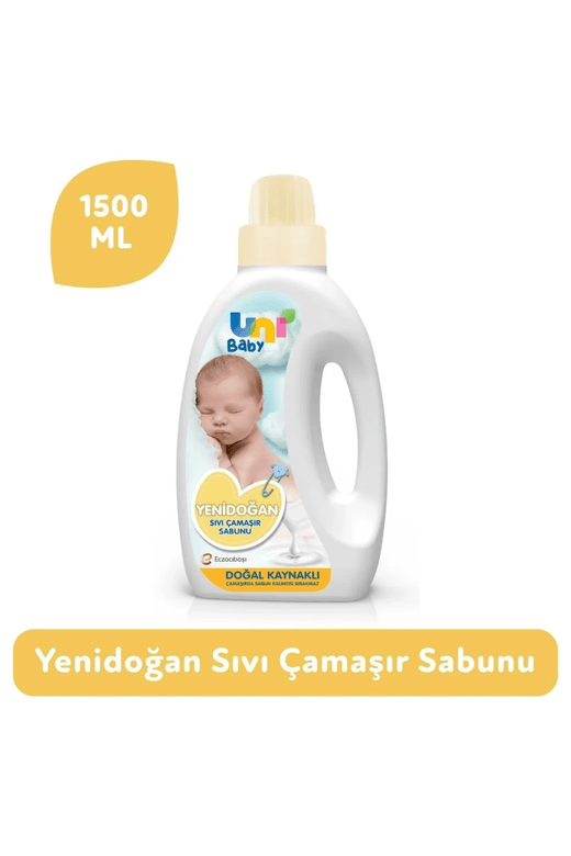 54654321 Uni Baby Yeni Doğan Çamaşır Deterjanı/sabunu 1500Ml (Sarı) (3 Lü Set)