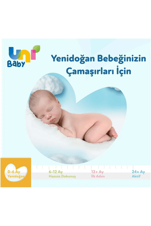 54654321 Uni Baby Yeni Doğan Çamaşır Deterjanı/sabunu 1500Ml (Sarı) (3 Lü Set)