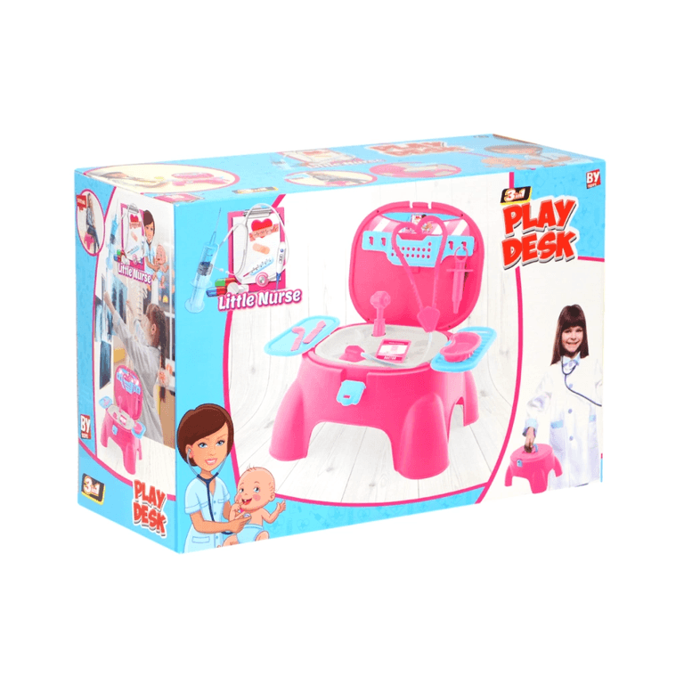 573-BP LITTLE NURSE OYUN TABURESİ DOKTOR SET KIZ(Ürün oyuncaktır)