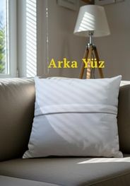57858324441806099283959 Etnik Desenli Dekoratif Kırlent Kılıfı Seti, 4 Parça, Kahverengi Ve Bej, Premium İtalyan Kadife Diğer