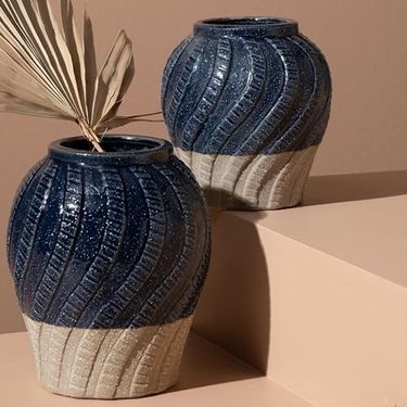 57858324442538199283959 Wavy Seramik Vazo 18 X 19 Cm Diğer