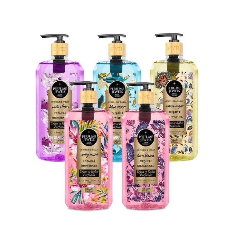 57858324443978199283959 Pure, Blue, Warm Sugar, Silky, Kisses Duş Jeli 750 Ml Diğer