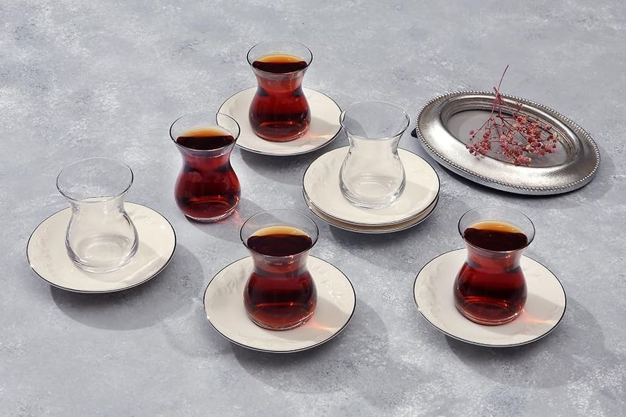 57858324452141199283959 Suzanne Platin 6 Kişilik Çay Takımı Diğer