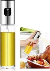 57858324452543699283959 Pratik Püskürtmeli Sprey Cam Şişe Zeytinyağı Sirke Yağ Püskürtücü Yağdanlık Airfryer Yağlık 100Ml Diğer