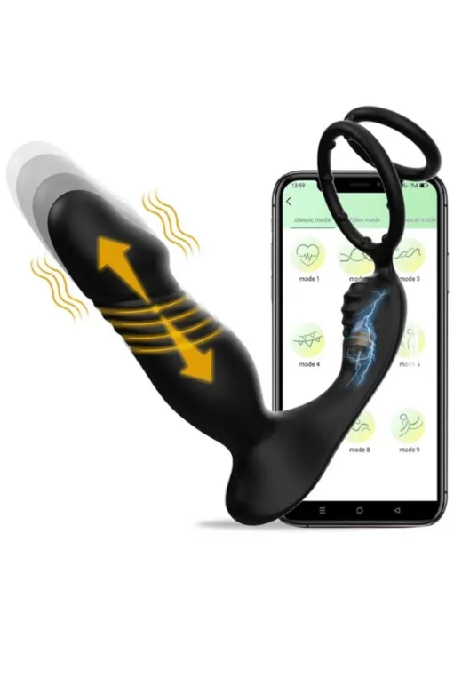 5In1 Telefon Kontrollü Titreşimli İleri Geri Vibratör