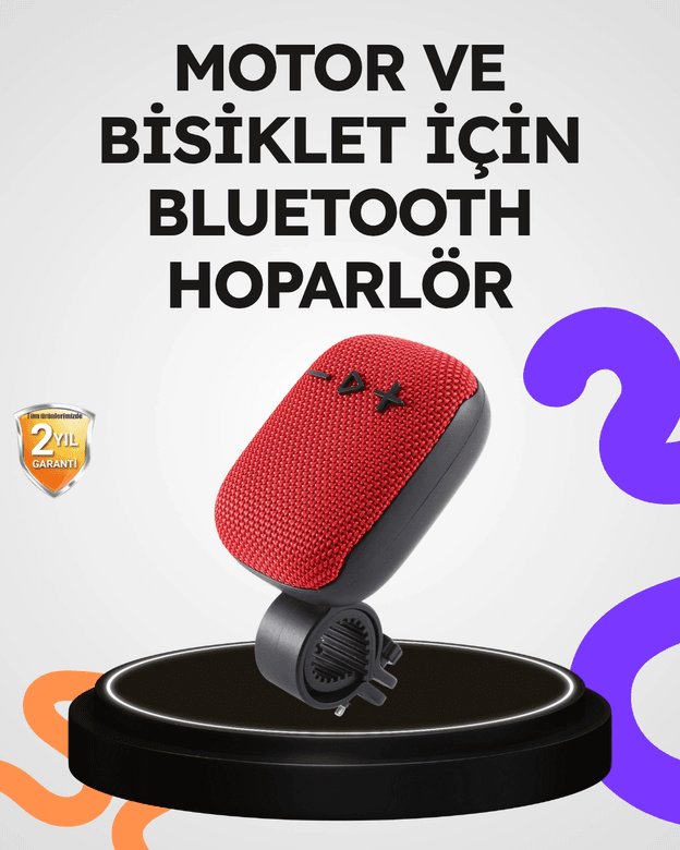 5W Kablosuz Bluetooth Hoparlör Güçlü Bas ve FM Radyo