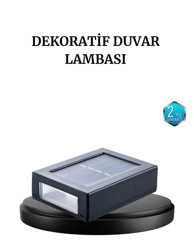 6 Led Güneş Enerjili Sensörlü Lamba – Akıllı Işık Sensörlü, Enerji Tasarruflu Bahçe Aydınlatma