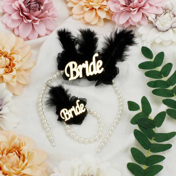 60102024 Dorado İnci Bride Taç Ve Kuşak Seti Bride