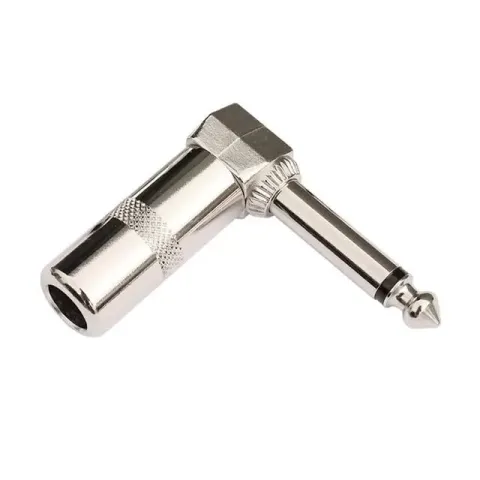 6.3 Mm Mono L Tip Metal Gitar Jack