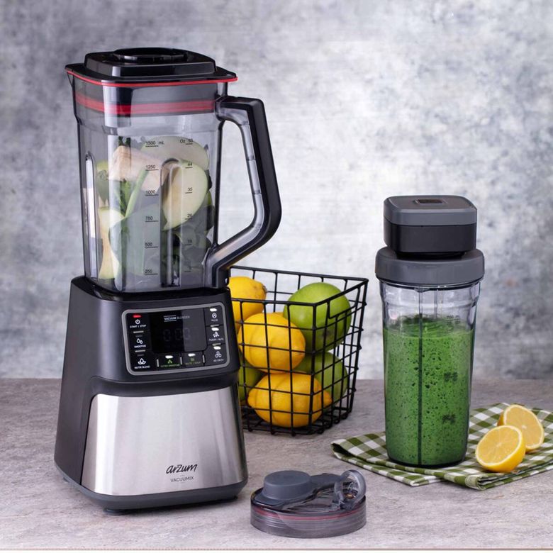 6999- Arzum Ar1061 Vacuumix Vakumlu 1500W Power Blender, 1.5L Sürahi, Buz Kırma Özellikli, Siyah