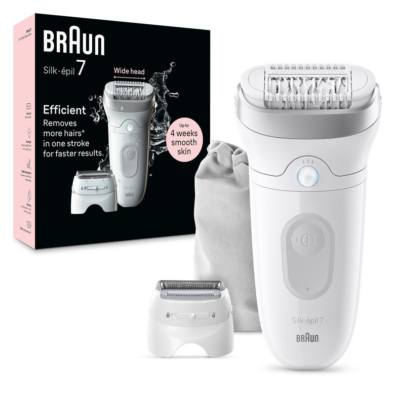 7-041 Silk-Épil 7 Epilatör Kablosuz Islak & Kuru Kullanım Smartlight Işıklı