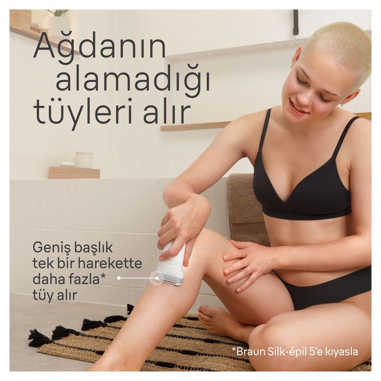 7-041 Silk-Épil 7 Epilatör Kablosuz Islak & Kuru Kullanım Smartlight Işıklı
