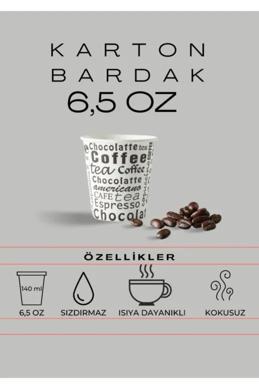 7 oz 8665OZ011702 Store Karton Bardak 6,5 Oz Adet: 100