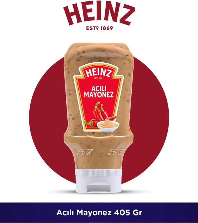 774458965 Heinz Acı Biberli Mayonez 400 Gr 6 Adet