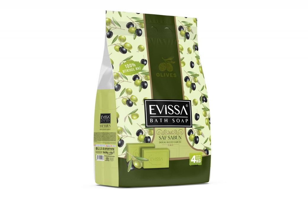 7839561 Evissa Zeytinyağlı Yeşil Doğal Sabun 3,6 Kg