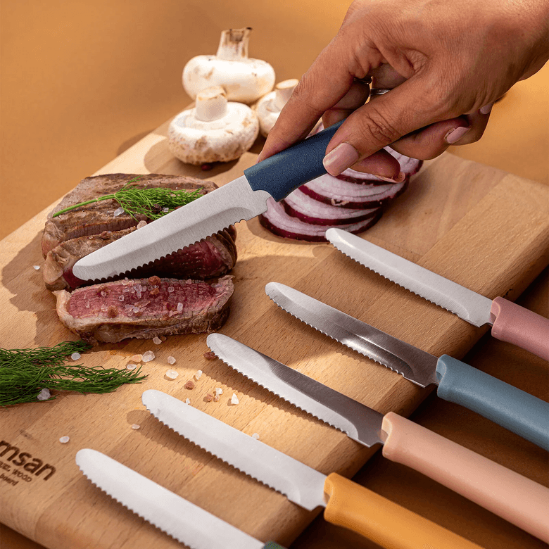 799,99 TL_ Emsan Rustik 6'lı Steak Bıçak Seti