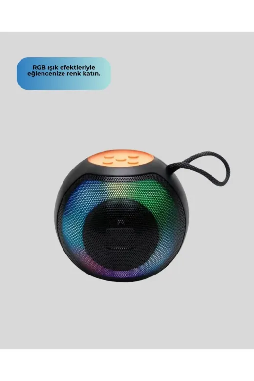 8 Saat Çalma Süreli Taşınabilir Bluetooth Hoparlör