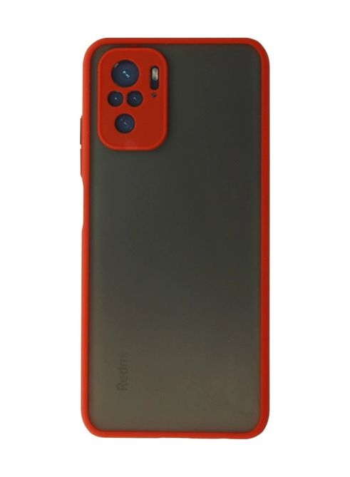 8683140206253-BLNC Redmi Note 10 Kılıf Montreal Silikon Kapak - Kırmızı Diğer