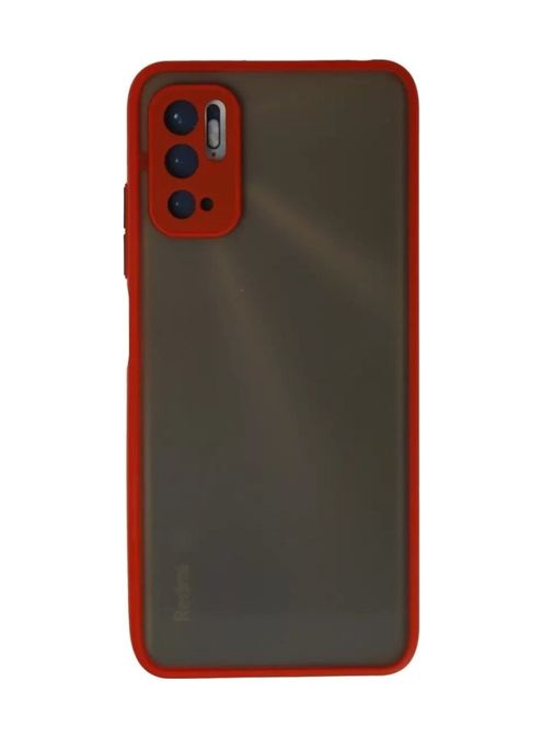 8683140248413-BLNC Redmi Note 10 5G Kılıf Montreal Silikon Kapak - Kırmızı Diğer