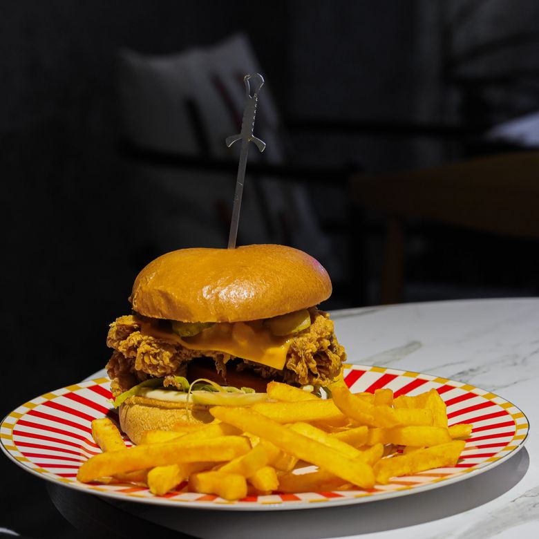 8684432001457 Kamp Ayısı® Sword™ 6 Adet Paslanmaz Çelik Burger Şişi