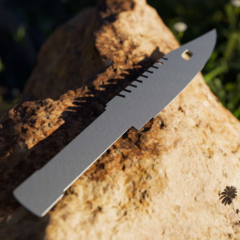 Kamp Ayısı® Hunter™ Bıçak Stili Bushcraft Mızrak Ucu