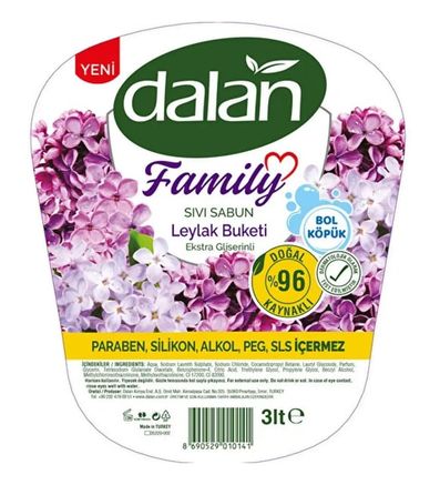 8718476 Dalan Family Leylak Buketi Sıvı Sabun 3 Lt