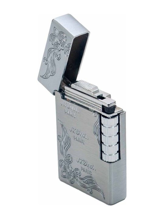 8754968 Hunter Dupont Paris Tasarımlı Gümüş Metal Çakmak