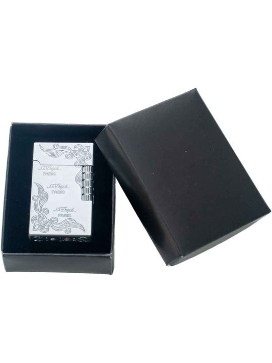 8754968 Hunter Dupont Paris Tasarımlı Gümüş Metal Çakmak