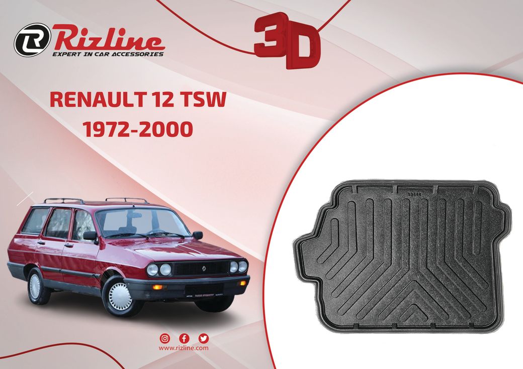 8766491 Rizline Renault 12 Tsw 1972-2000 3D Bagaj Havuzu