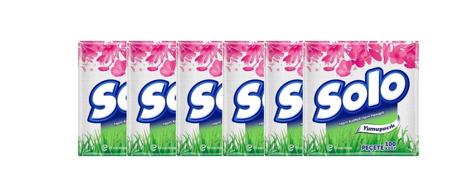 8854712547 Solo Peçete 100'lü 6 Adet