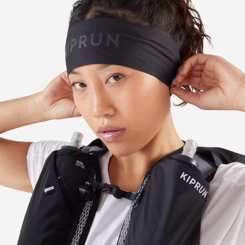 8871353 Yetişkin Bandana - Koşu - Siyah - Kiprun V2 - Standart