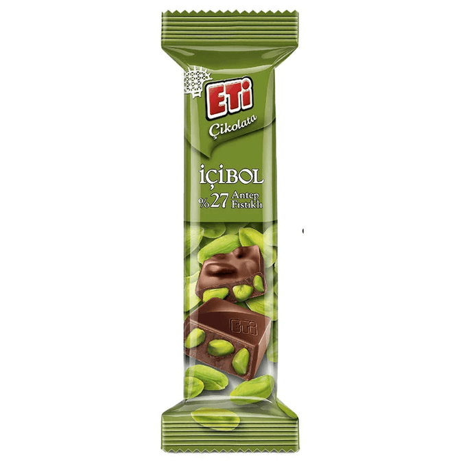 8874569 Eti Çikolata İçibol %27 Antep Fıstıklı 30 G X 20 Adet